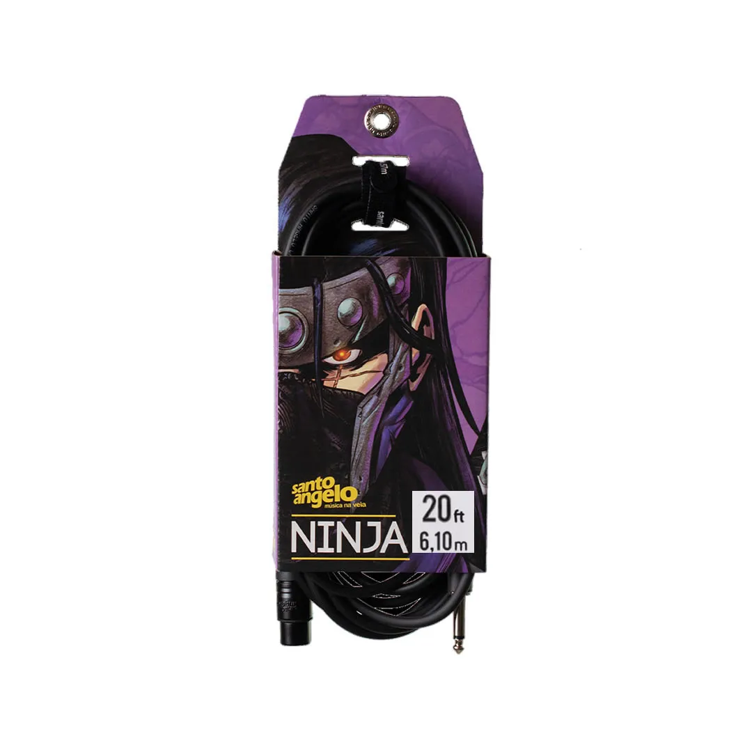 Cabo Ninja para Microfone Santo Angelo P10/XLRF 9.15 Metros
