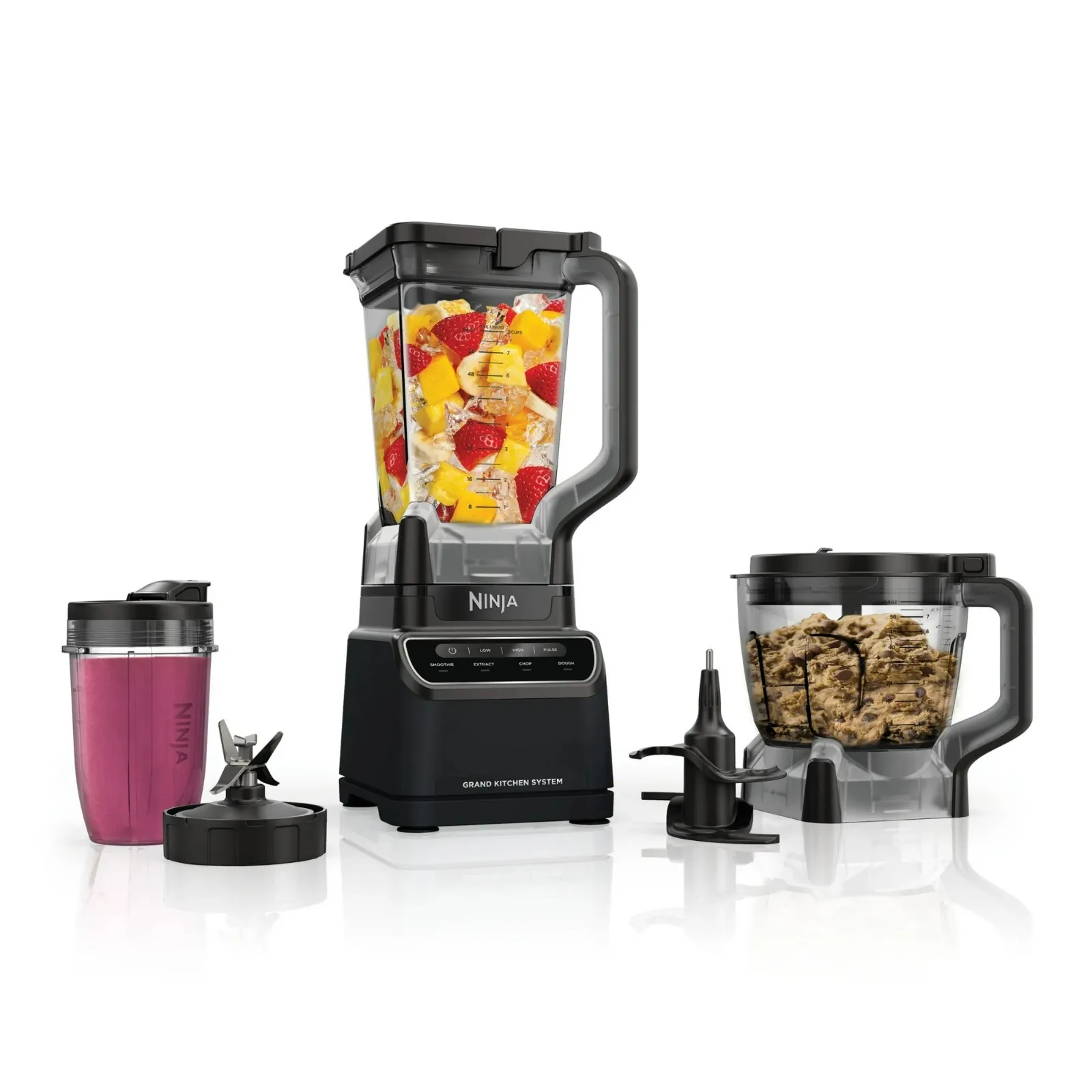 Liquidificador Ninja Ks500 Grand Kitchen 1200W/1Xícara/Inox 110V Preto