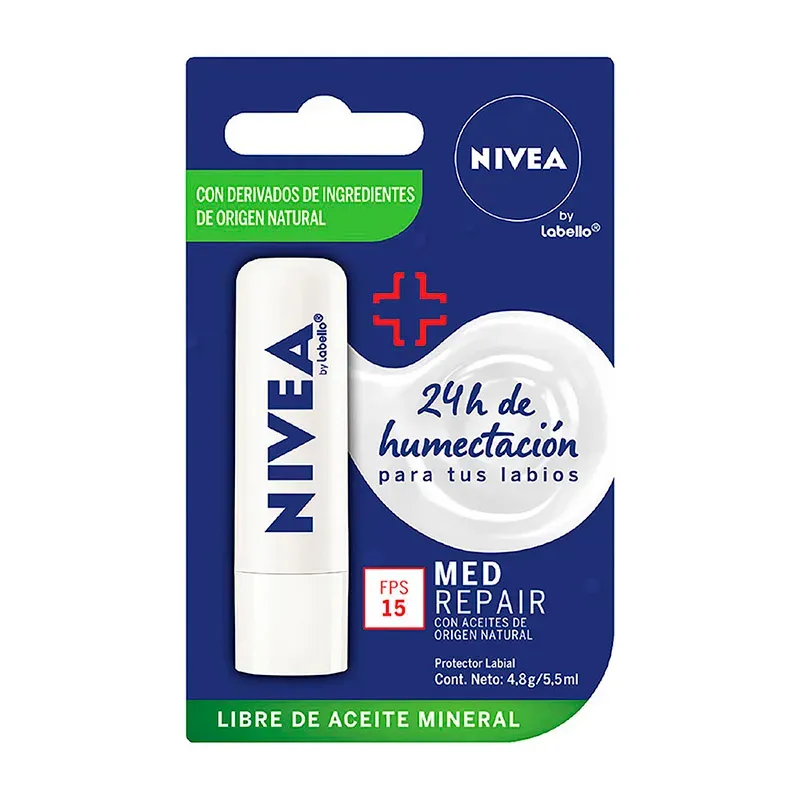 Bálsamo Labial Nivea Med Repair FPS15