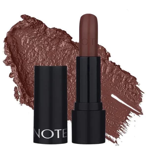 Batom Note Deep Impact Lipstick 07 Warm Chocolate