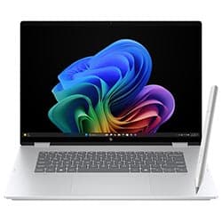 Notebook Hp Omnibook 7 Flip 16-AU0773CL Intel Core Ultra 7 258V Tela Touch 3K 16.0" / 32GB RAM / 1TB SSD / Win11Home - Prata