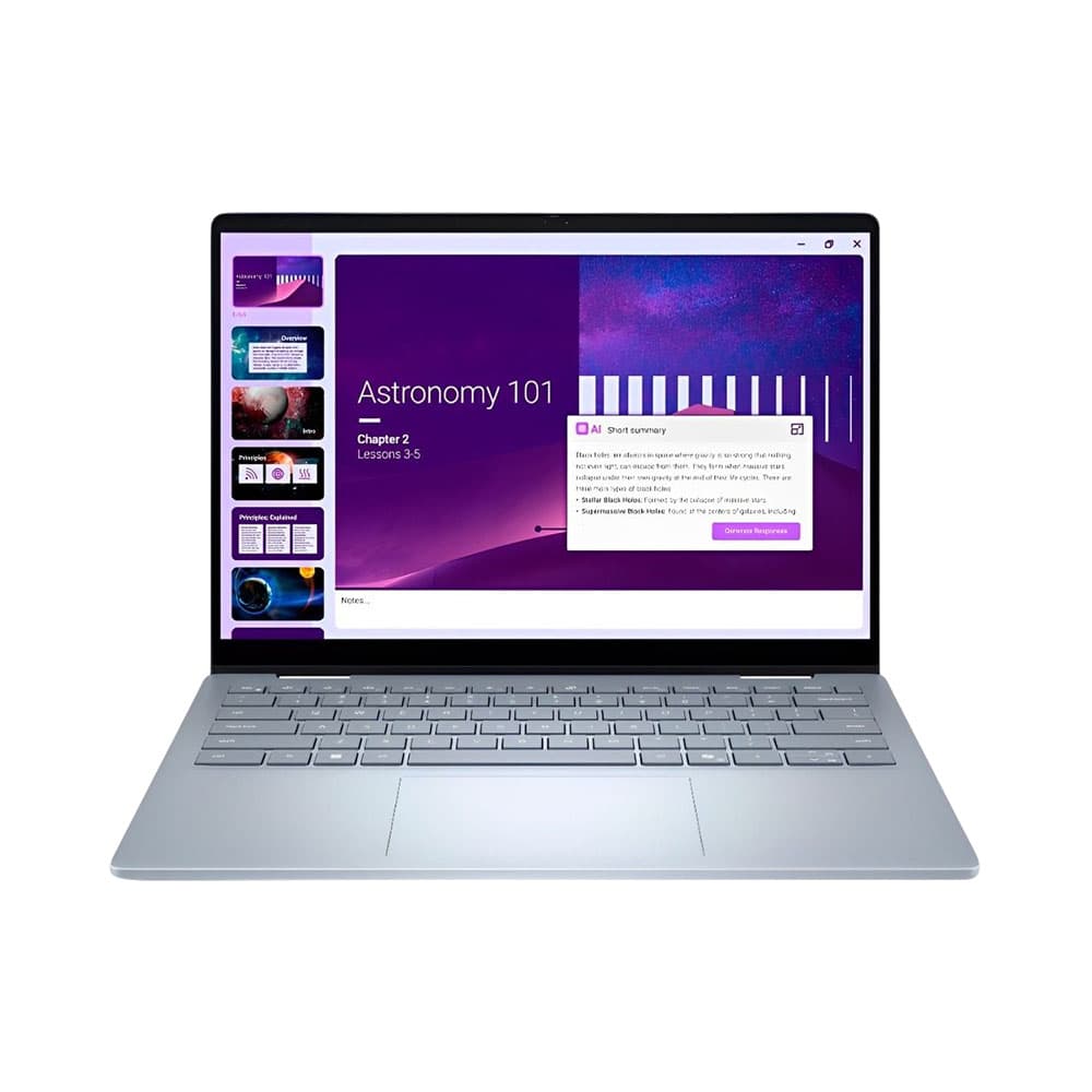 Notebook Touch Dell Inspiron Ldb04250-7137 Intel Core Ultra 7 256V 16GB LPDDR5X 1TB SSD 14" Azul Gelo