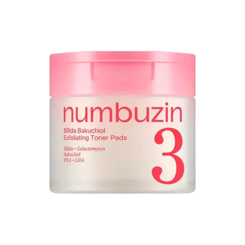 Pads Esfoliantes Numbuzin No3 Bifida Bakuc Exfoliat Ton (70Un)