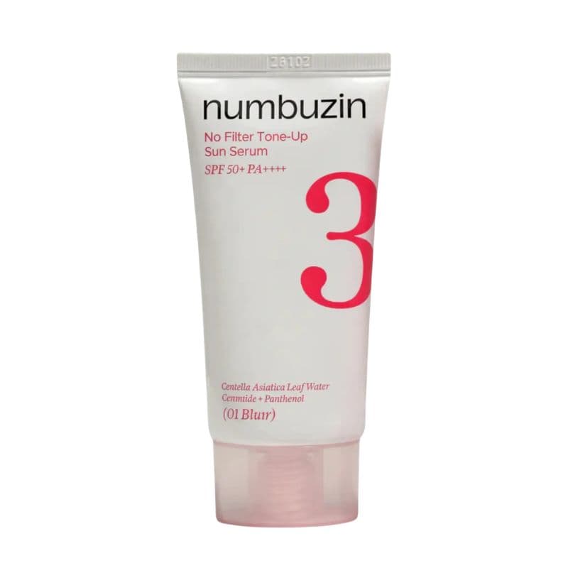 Protetor Solar Facial Numbuzin No3 No Filter Tone-Up 01-Blur Spf50+ 50ml