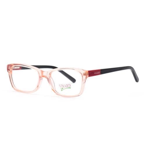 Óculos de Grau feminino Visard A0123 C11 53-18-135 - Preto e Transparente