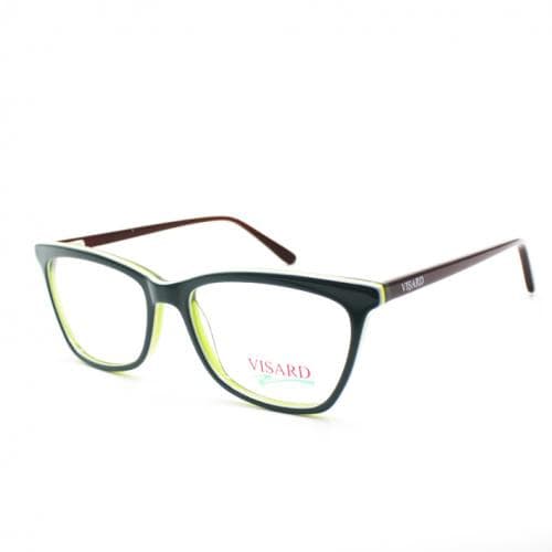 Óculos de Grau Feminino Visard Co5865 54-17-140 Verde/Vermelho
