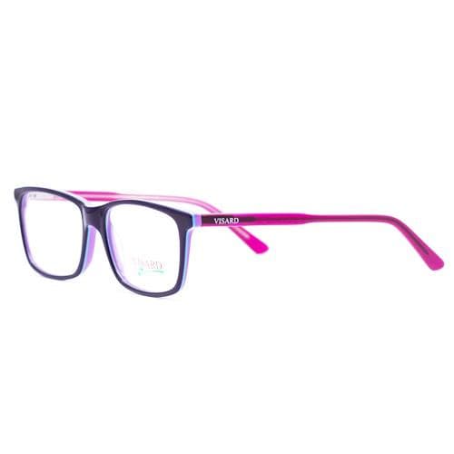 Óculos de Grau feminino Visard CO5873 55-17-140 COL.03 Roxo e Azul