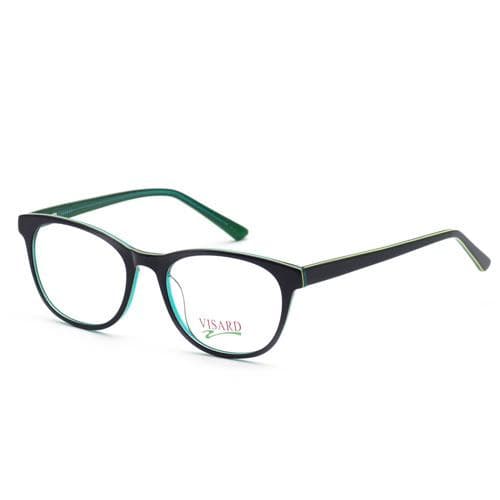 Óculos de Grau Feminino Visard HD116 C5 Preto e Verde 51-18-140