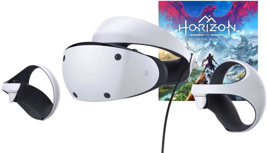 Óculos de Realidade Virtual Sony PlayStation Vr2 Horizon Call of The Mountain (Japonês) (Sem Lacre)
