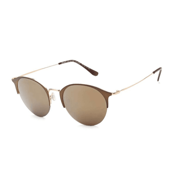 Óculos de Sol Daniel Klein Oculos Sol DK4167P C3 Feminino Armação de Metal - Polarizado - Marrom
