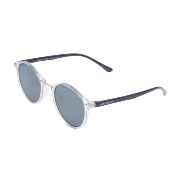 Óculos de Sol Feminino Daniel Klein Dk4289 C3 Com Lentes Polarizadas Cinza e Preto