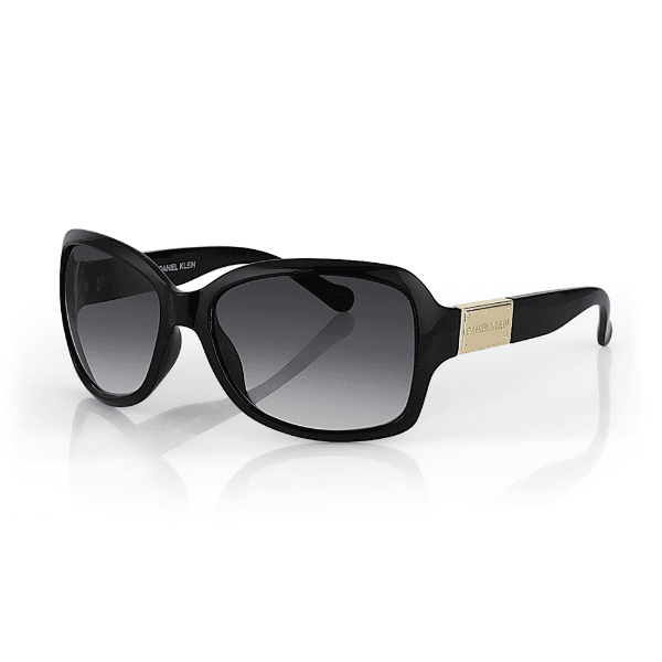 Óculos de Sol Feminino Daniel Klein Dk4311-1 Estilo Tamanho Grande Preto