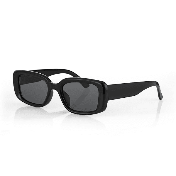 Óculos de Sol Feminino Daniel Klein Dk4316-1 Estilo Retangular Preto