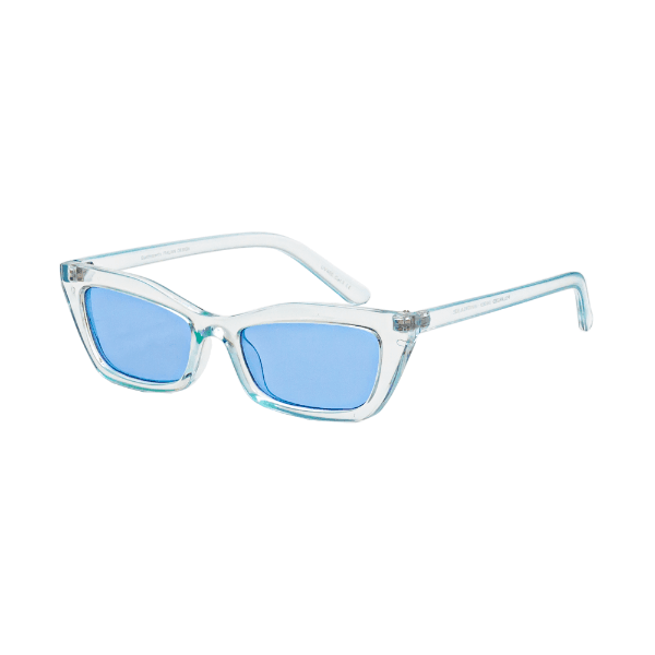 Óculos de Sol Feminino Quattrocento Conte Azul/Transparente