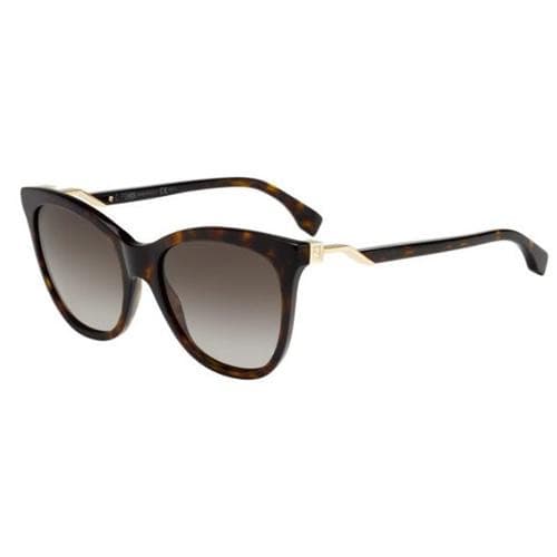 Óculos de Sol Fendi Cube FF 0200/S 086HA Tamanho 55, Feminino - Marrom