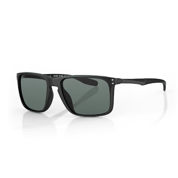 Óculos de Sol Masculino Daniel Klein Dk3250-2 Retangular Preto