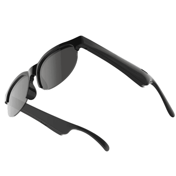 Óculos de Sol Smart Wireless Hy15 com Bluetooth 6.0 Recarregável 120mAh Preto