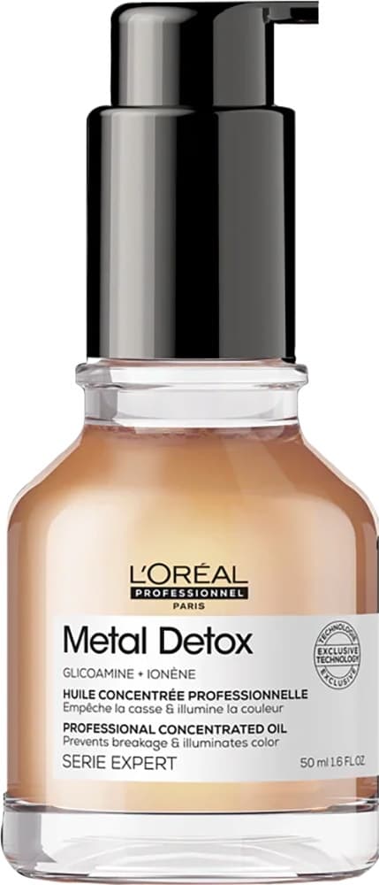 Óleo Capilar L'Oréal Professionnel Serie Expert Metal Detox Oil Concentré - 50mL