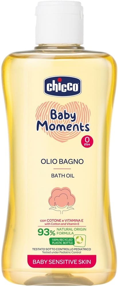 Óleo de Banho Chicco Baby Moments 200mL