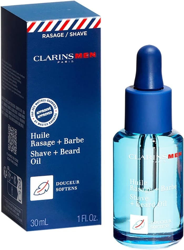 Óleo de Barbear Clarins Men Shave + Beard Oil - 30mL
