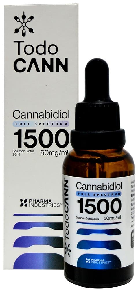 Óleo de Canabidiol Pharma Industries TodoCann Cannabidiol Iso 1500 50mg/mL - 30mL