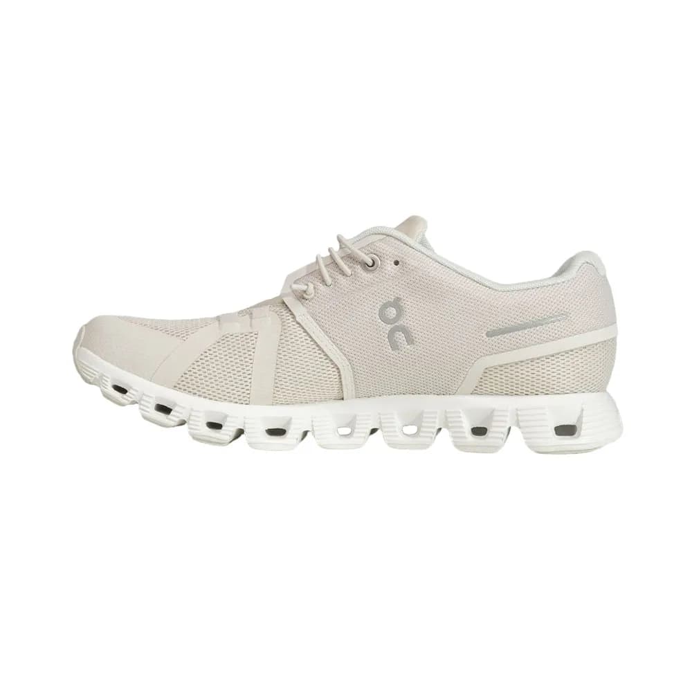Tênis On Running Cloud 5 Feminino 9 Pearl/White Tam. 9
