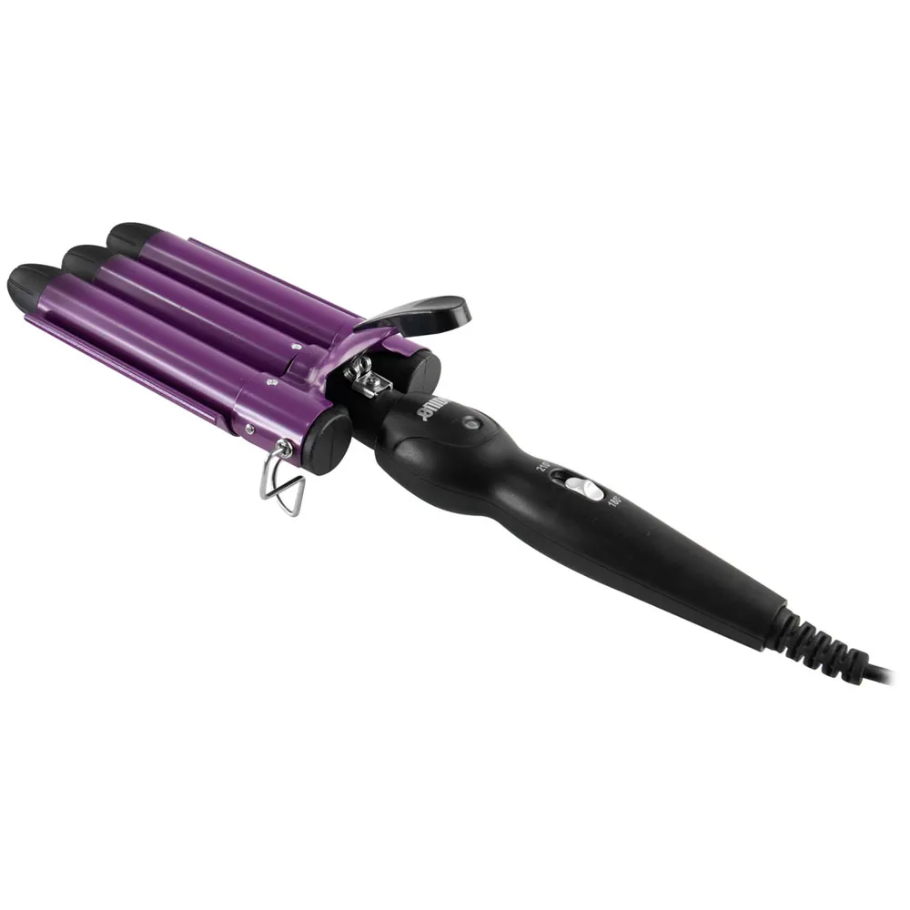Modelador de Cabelo Onida On-2625 Tri Ondas 130W Preto/Roxo