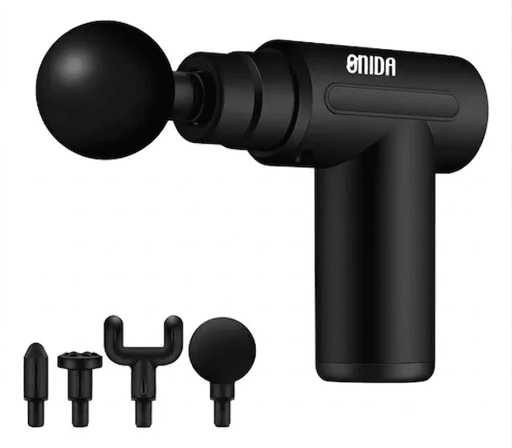 Pistola Massageadora Portátil Onida On-5012 6 Velocidades Bivolt Preto