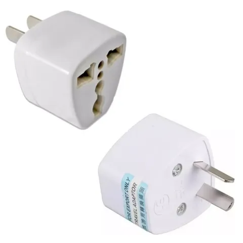 Adaptador de Tomada Europeu para Padrão Argentina Branco