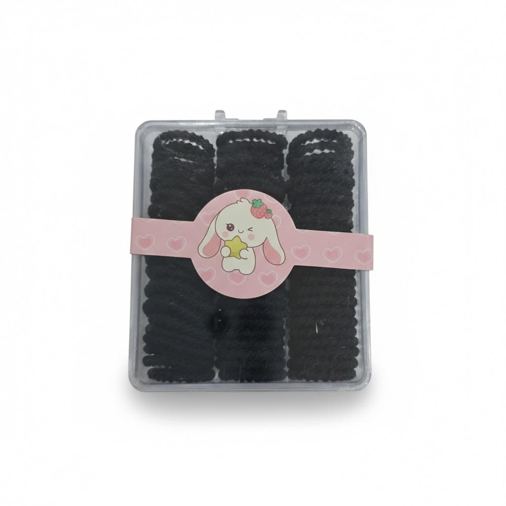Original Elástico para Cabelo K61777-1 84PCS Preto