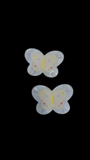 Fivela Original Mariposa Infantil Cores Variadas