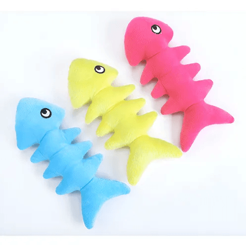 Original Juguete P/mascota MZ-405 Hueso De Pescado MR134 22X10.5X3CM