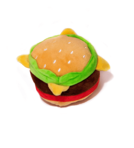 Original Juguete P/mascota MZ-427 Hamburguesa TDS0446 11.5X11.5CM