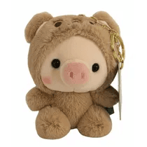 Chaveiro Original Porco Urso Marrom