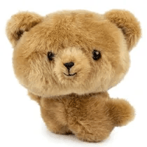Chaveiro Urso Original Bege