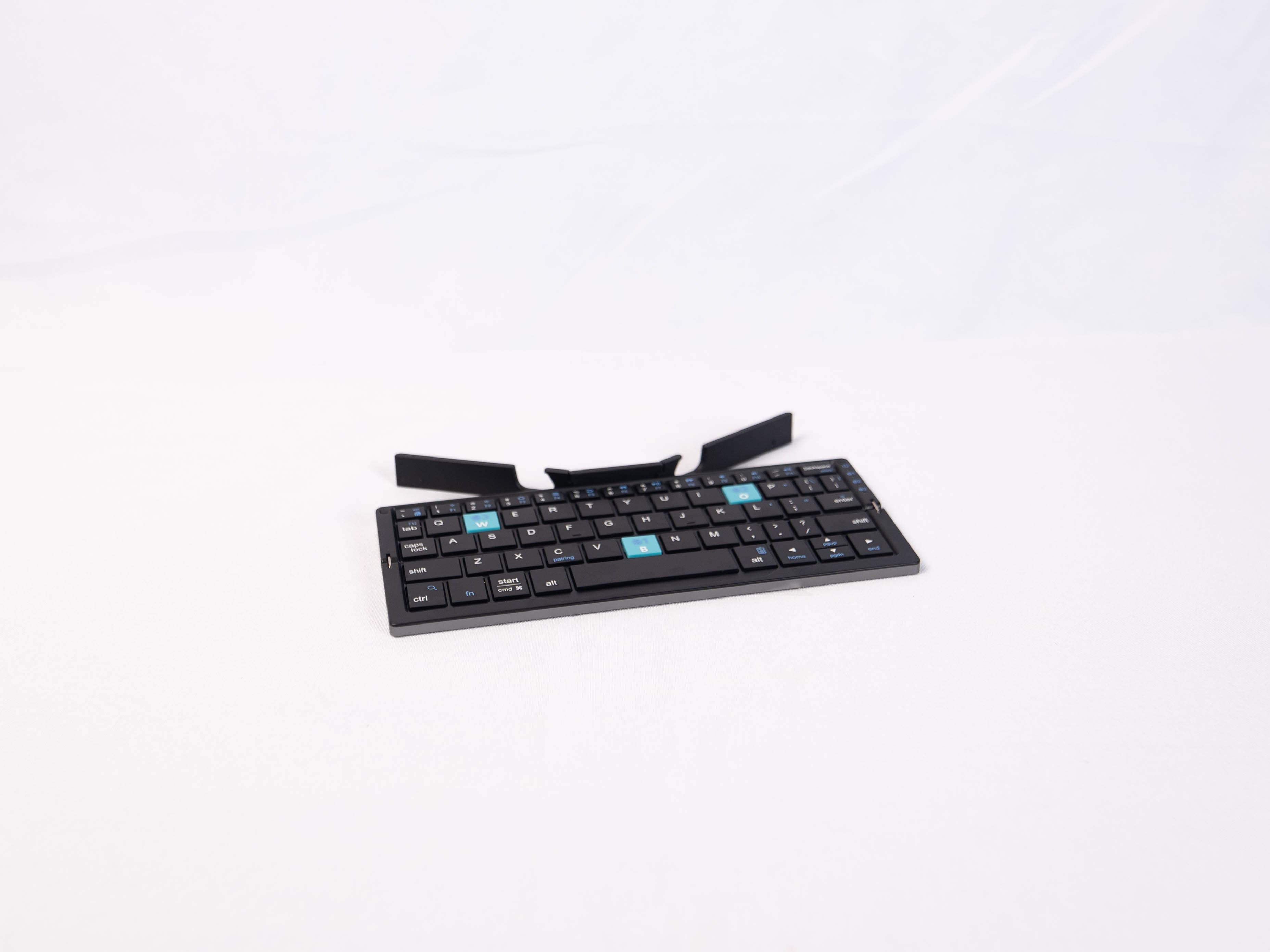 Teclado Dobrável Sem Fio Original Genz25023 Black