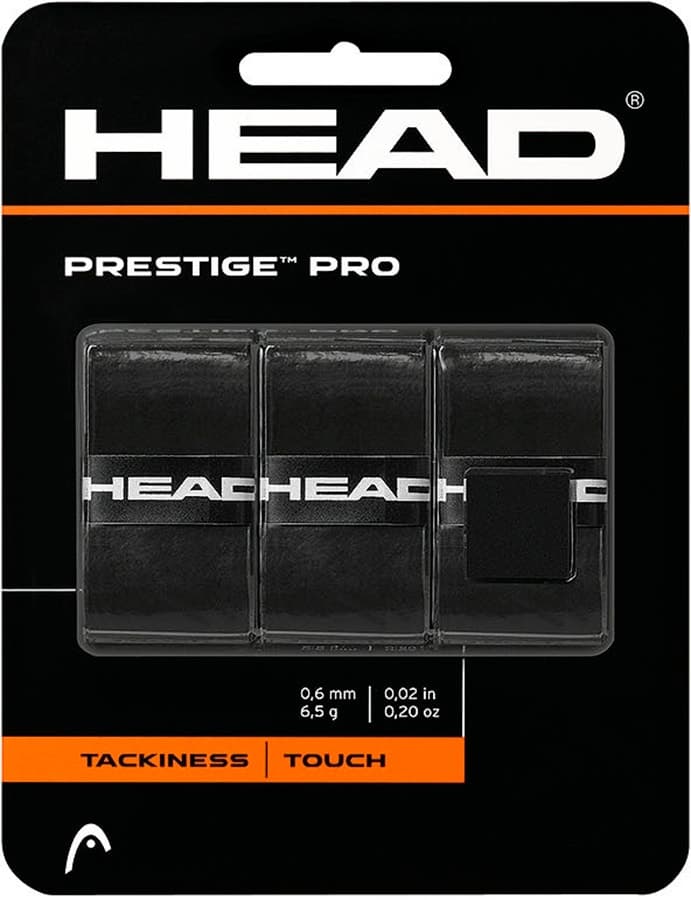 Overgrip Head Tênis Prestige Pro (3 Unidades) Preto