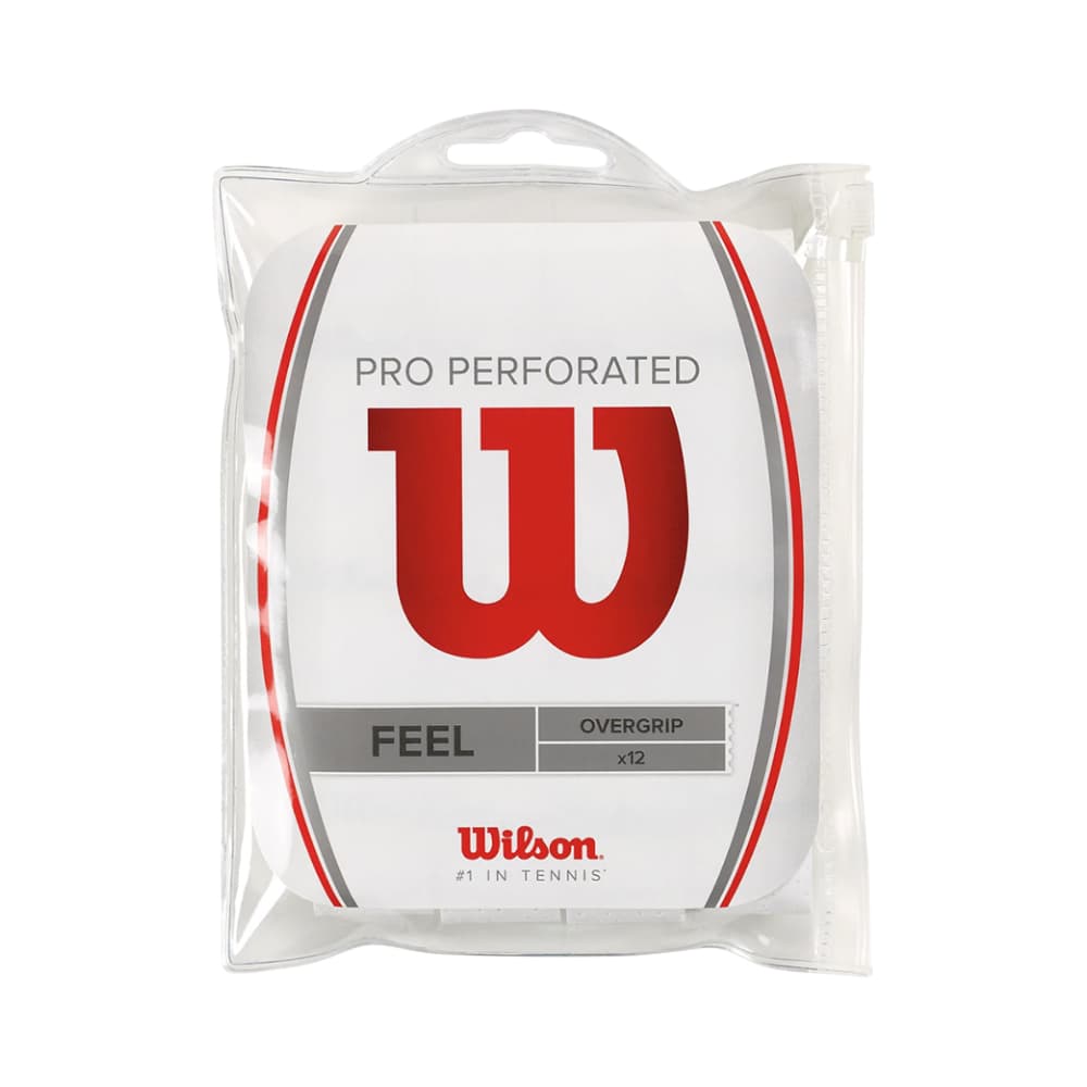 Overgrip Wilson WRZ4006WH Pro Perfurado 12 Unidades