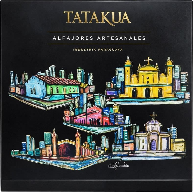 Pack Alfajor Regular Tatakua Coleção Paisagens Urbanas de Assunção - 300G (9 Unidades)
