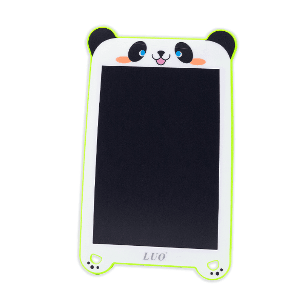 Painel de Escrita Luo LCD 8.5 Polegadas Lu-A66 Digital Gráfico Eletrônico Portátil Placa de Desenho Manuscrito Pad para Crianças Adultos Casa Escola Escritório - Branco/Verde