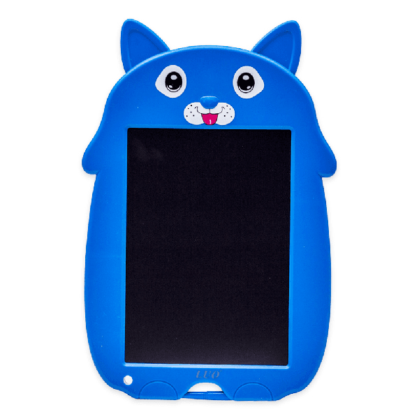 Painel de Escrita Digital Gráfico Eletrônico Portátil Luo Lu-A75 LCD 9.0" para Desenho Manuscrito para Crianças Adultos Casa Escola Escritório - Azul