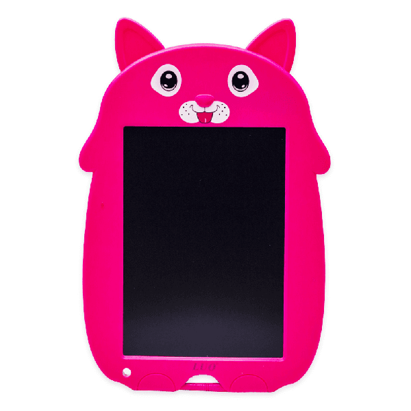 Painel de Escrita Luo LCD 9.0" Digital Gráfico Eletrônico Portátil Placa de Desenho Manuscrito Pad para Crianças Adultos Casa Escola Escritório - Rosa