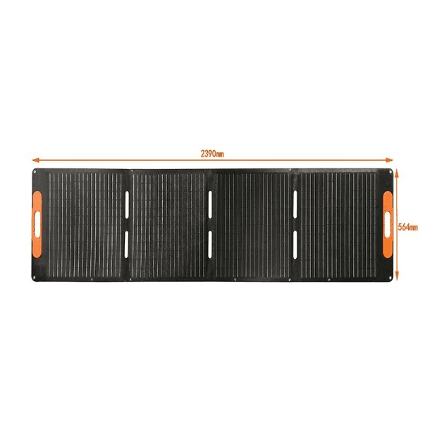 Painel Solar Portátil Dobrável 100W 22.4% de Eficiência para Estação de Energia Portátil (Gerador Não Incluído)