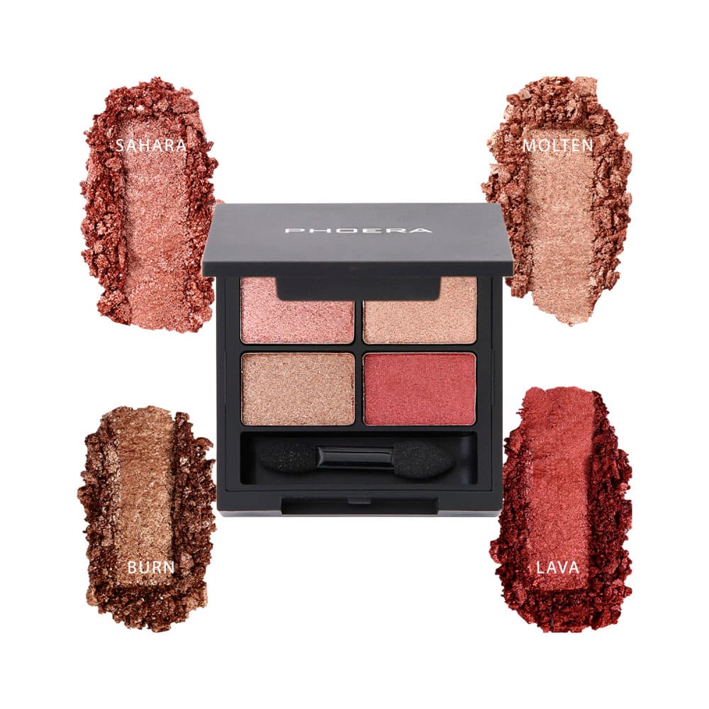 Paleta de Sombras Phoera Fours Flawless 06 Sparking Bliss 6GR