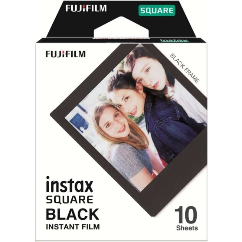 Papel Térmico Fujifilm Instax Square Black (10 Folhas)