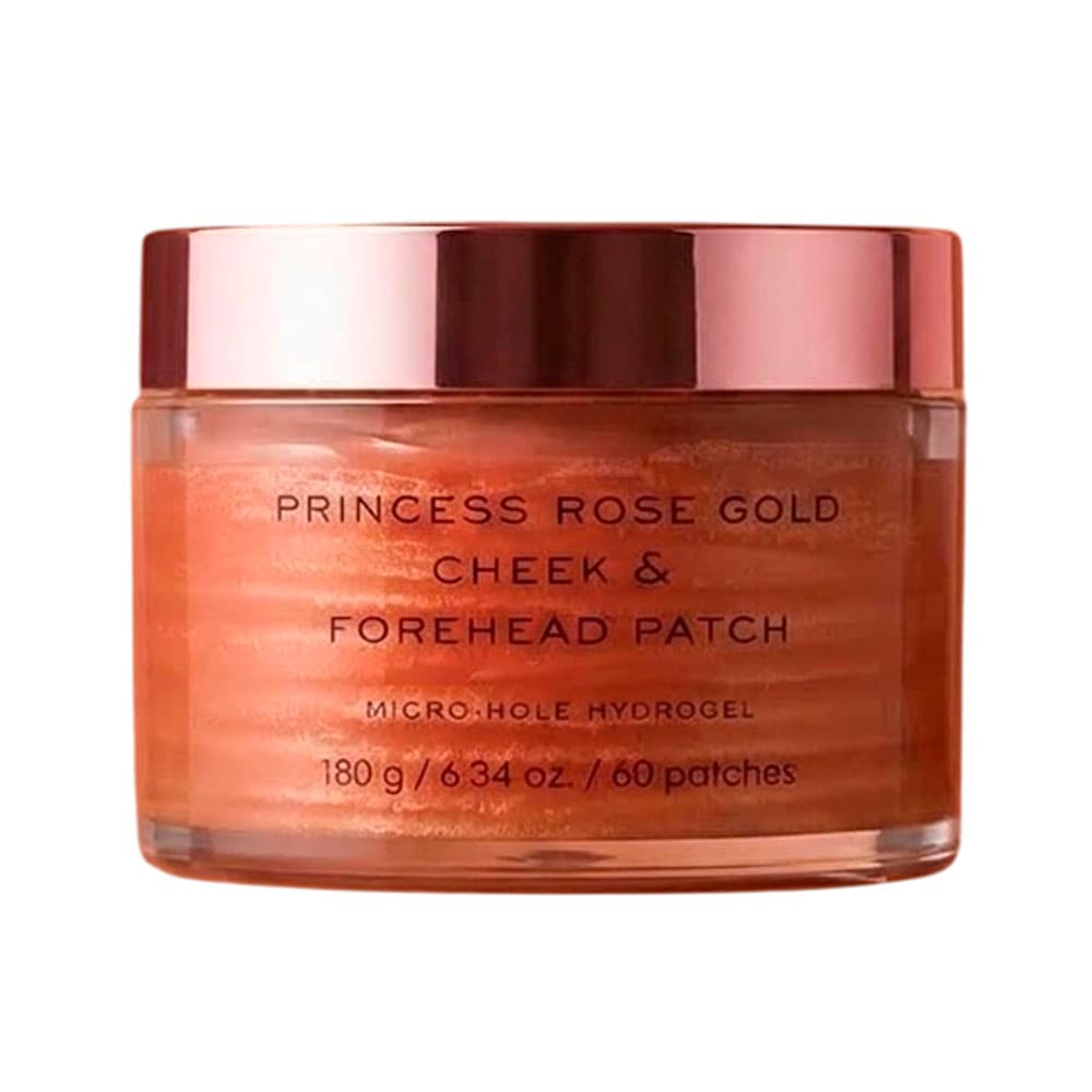 Máscara Facial Kocostar Princess Rose Gold Cheek & Forehead Micro-Hole Hydrogel 60 Unidades