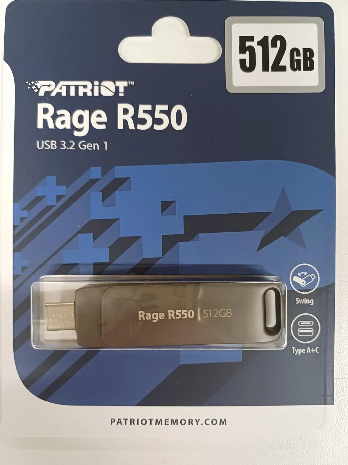 Pendrive Patriot Rage R550 512GB