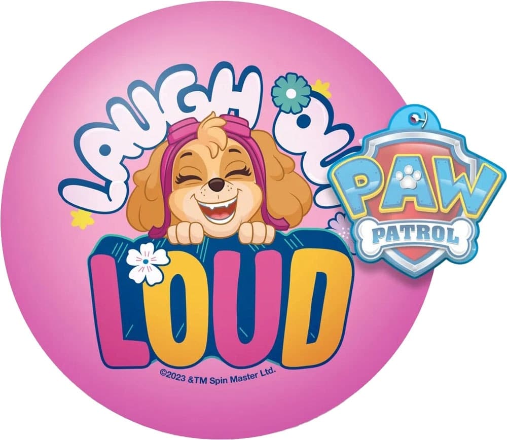 Brinquedo Paw Patrol Foamy Ball Ja-Ru 7505 B Rosa