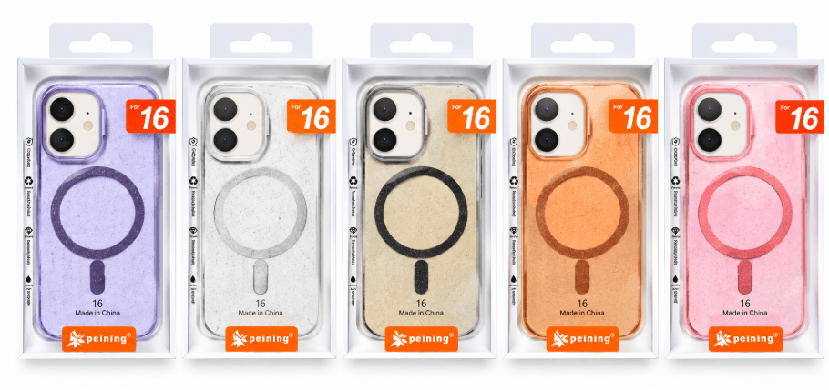 Peining Capa iPhone 16 Magsafe Sparkle Colores Varios