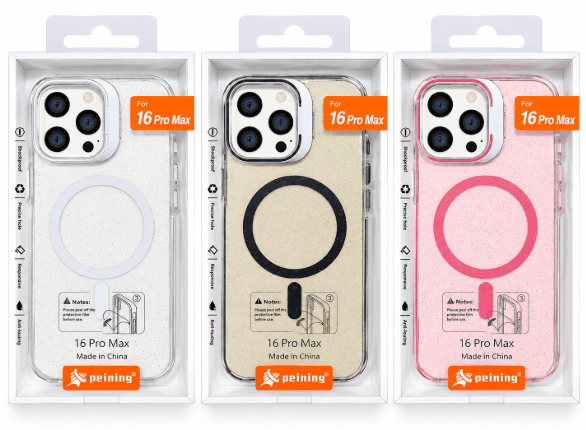 Peining Capa iPhone 16 PRO MAX Magsafe Sparkle Colores Varios